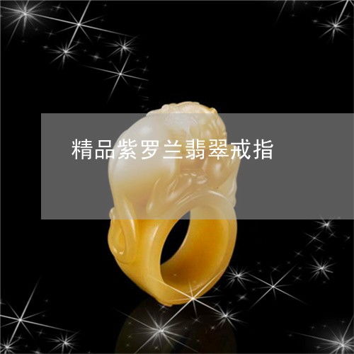 精品紫羅蘭翡翠戒指 2023年市場(chǎng)行情與鑒賞指南